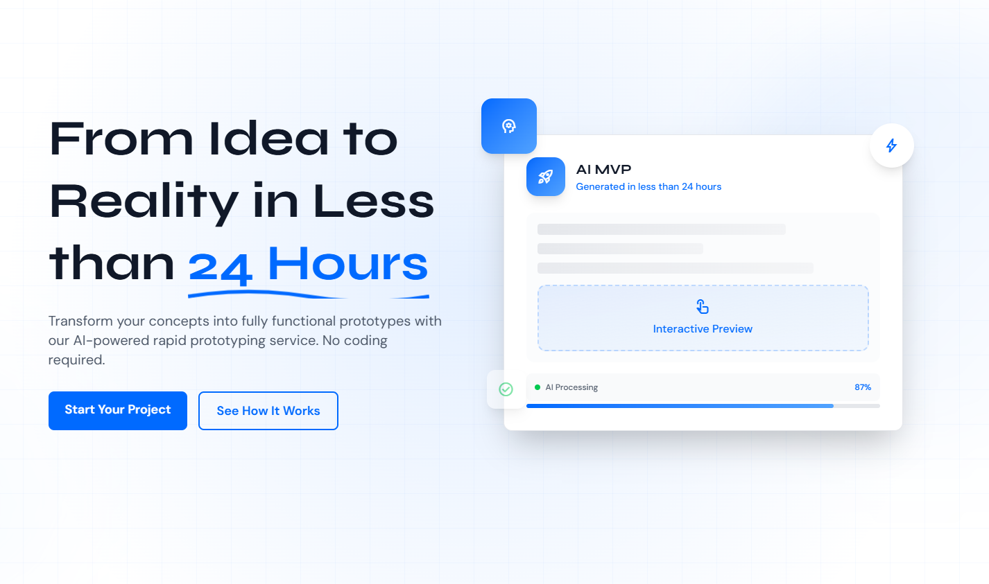 Rapid AI Prototyping Platform